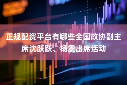 正规配资平台有哪些全国政协副主席沈跃跃、杨震出席活动